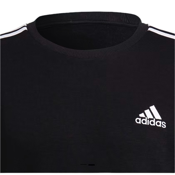 Adidas Men’s Multi Sport Sweatshirt Black And White NWT - Picture 2 of 5